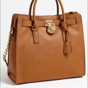 Michael Kors Large Hamilton Saffiano Leather Tote